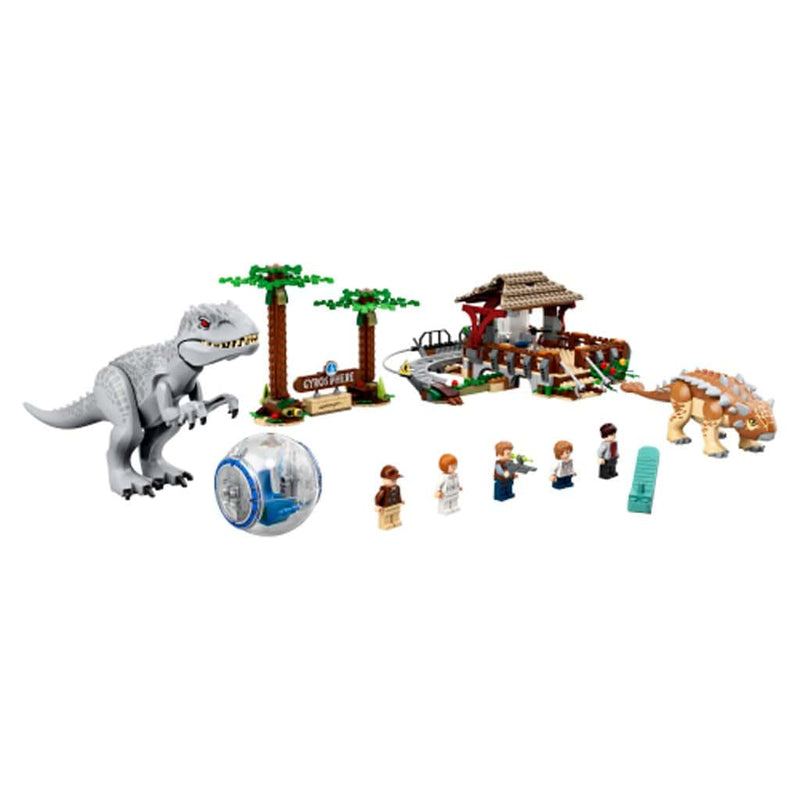 lego jurassic world indominus rex vs ankylosaurus