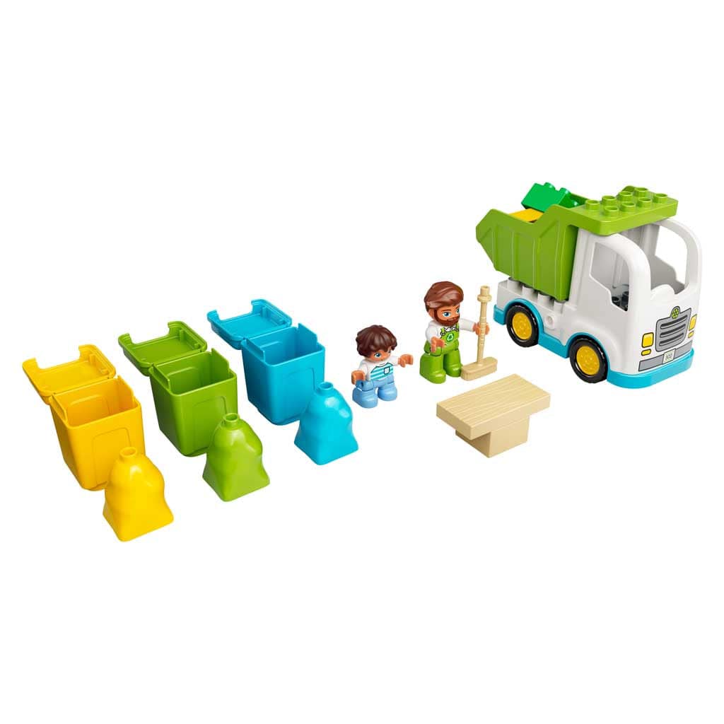 kleuring zakdoek ethisch LEGO Duplo: Garbage Truck & Recyling - Beyond The Blackboard