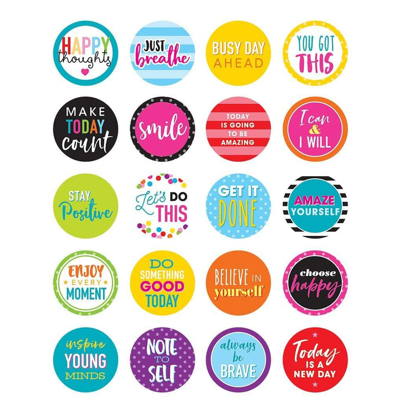 Colorful Words to Inspire Planner Stickers - Beyond The Blackboard