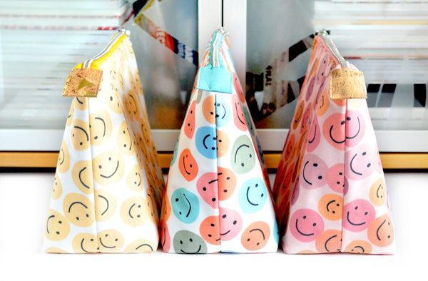Multi Smiley Face - Jumbo & Boxy Toiletry Bags
