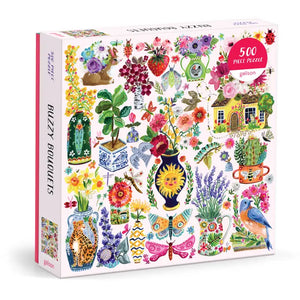 500 Piece Puzzle: Buzzy Bouquets - Kanibal & Co.