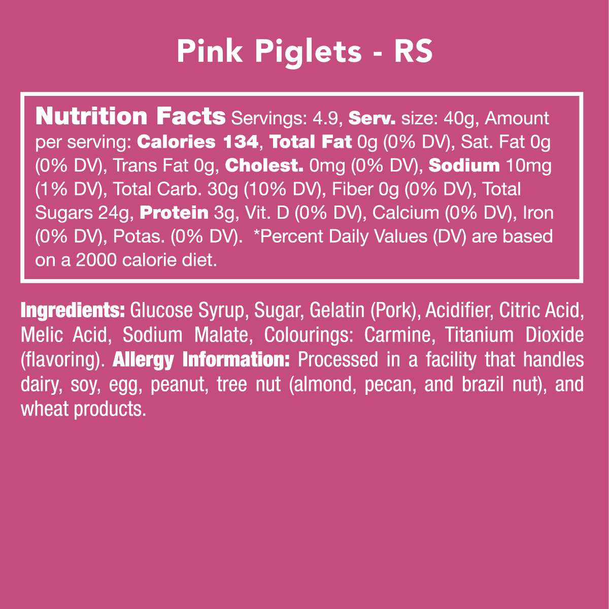 Candy Club: Pink Piglets