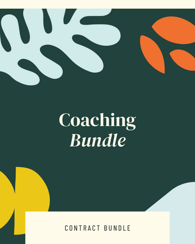 Business Coaching Contract Template Bundle