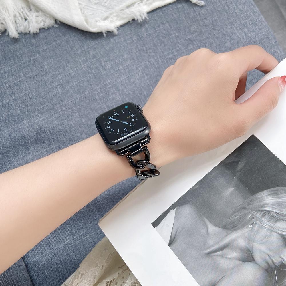 新発売 Apple Watch アップル チェーンバンド シルバー ダイヤ 40mm