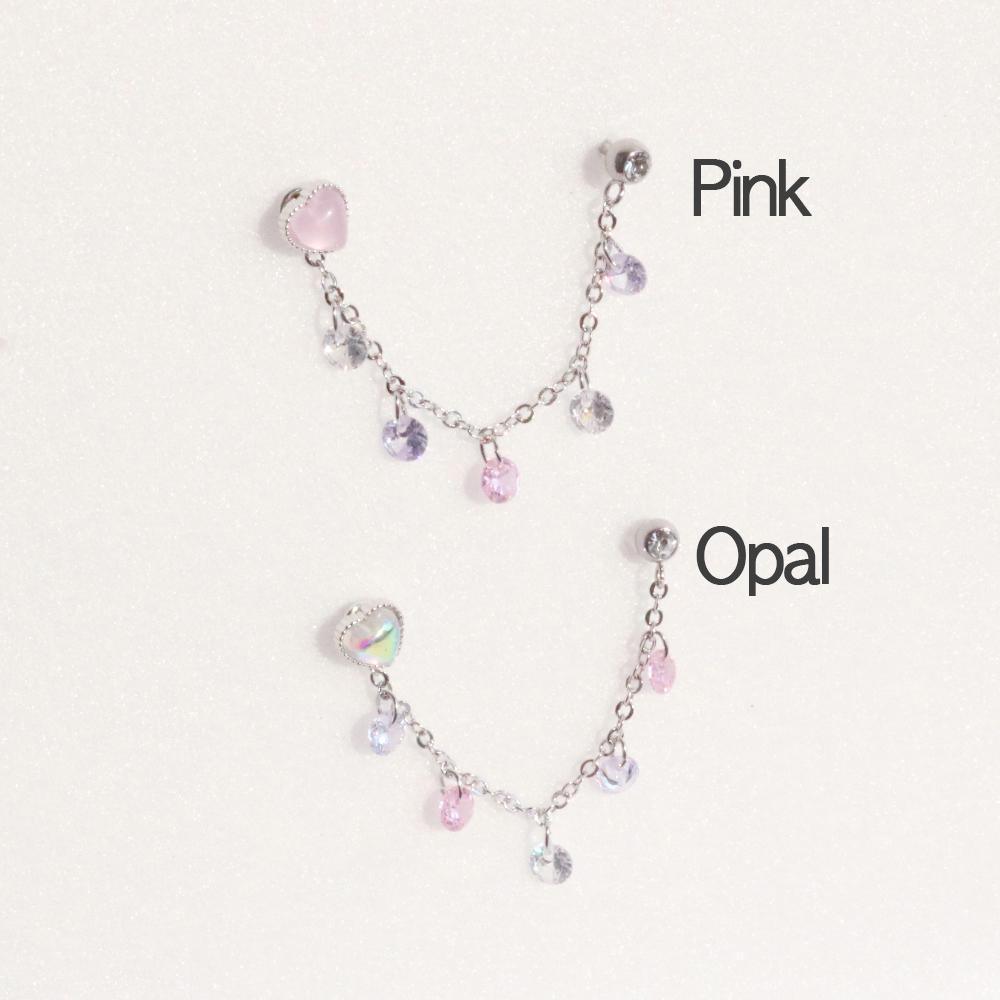 Sugar Two ring Piercing (2 color) Piercing bling moon 