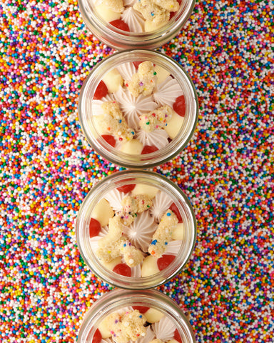 Birthday Cake Dessert Jars