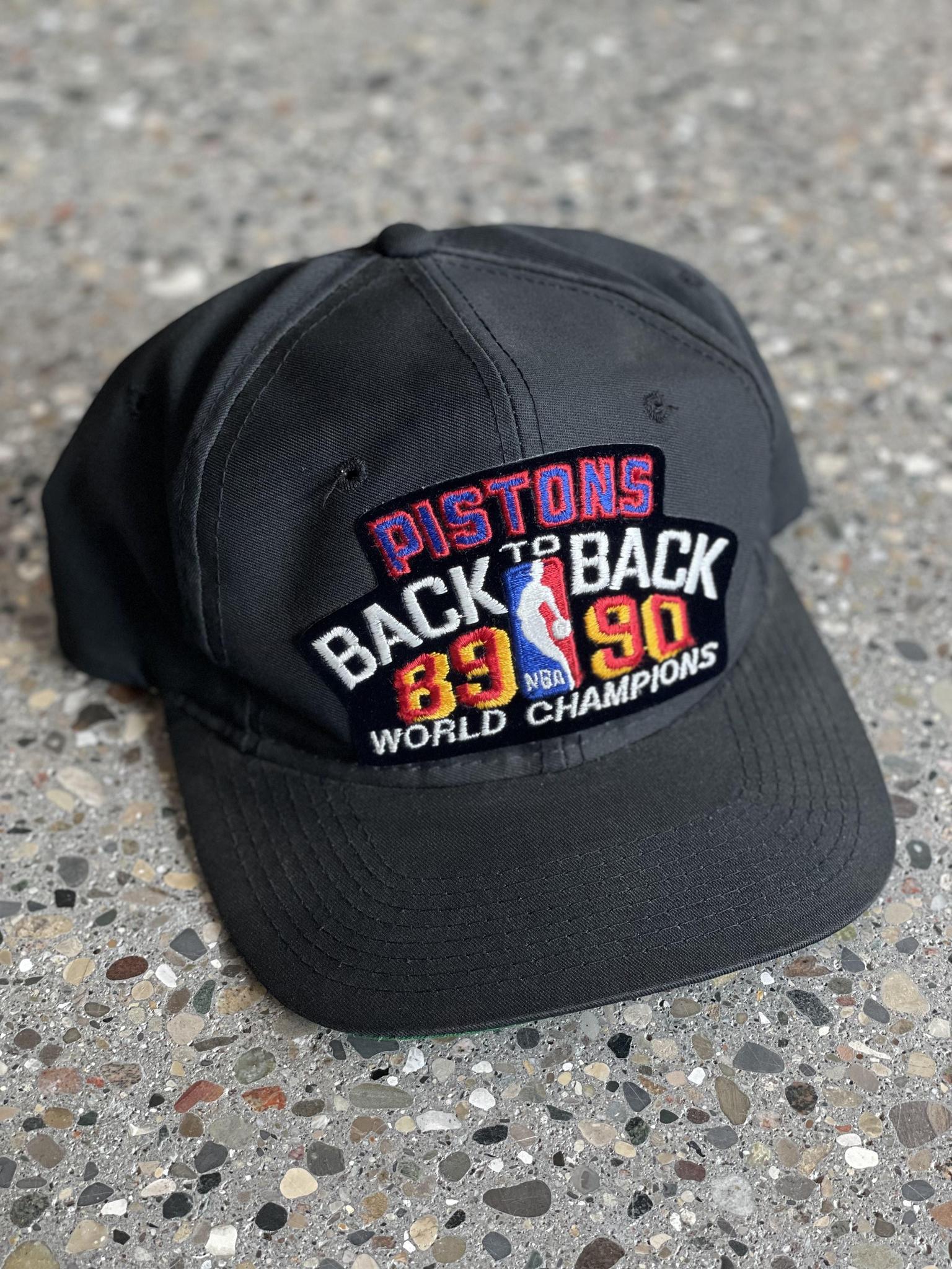 pistons 1989 championship hat