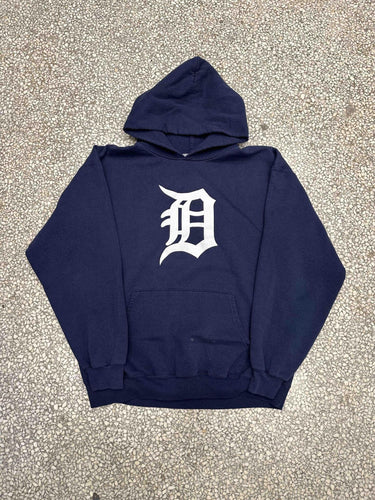 Detroit Tigers Nike Youth Therma Hoodie - Vintage Detroit Collection