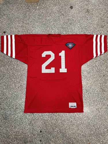 Vintage San Francisco 49ers Deion Sanders Champion Football Jersey