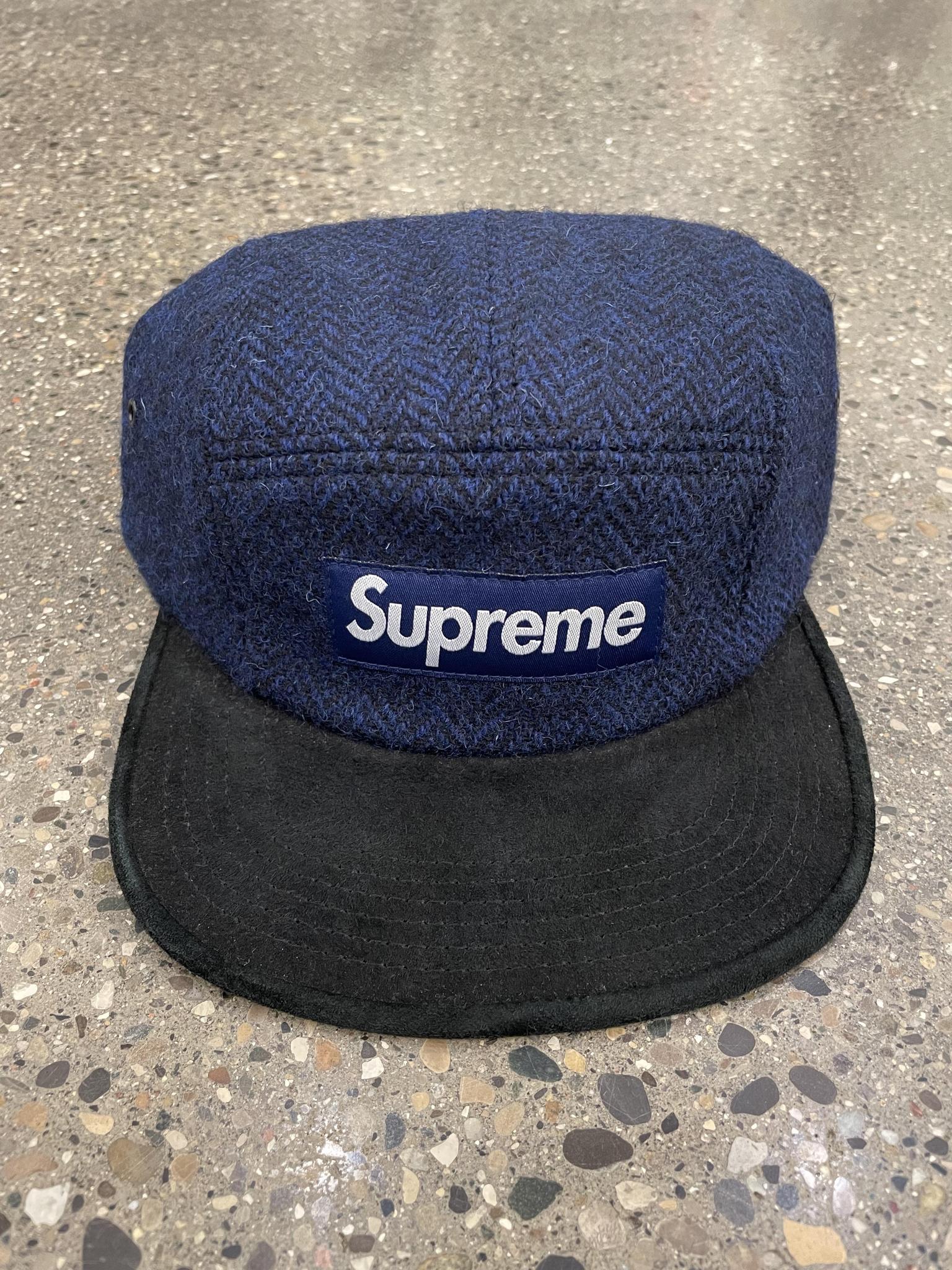 素晴らしい Supreme Harris Tweed Camp Cap ハリスツイード kids-nurie.com