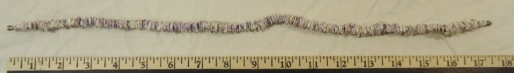 Shell Necklace Barrel Clasp 18 in