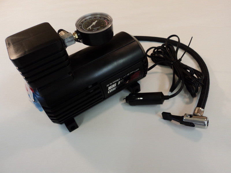 Wotion Mini Air Compressor 250 PSI Portable Black 12 Volt Auto 250 -- New