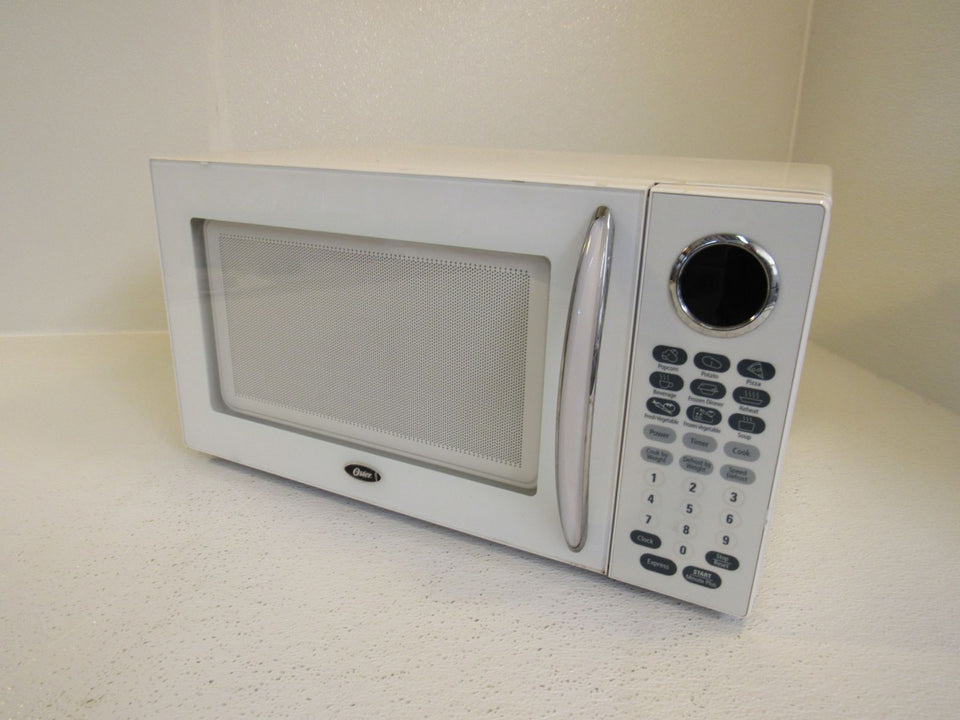 Oster Countertop Turntable Microwave Oven U4 White 1000w 1 1 Cuft