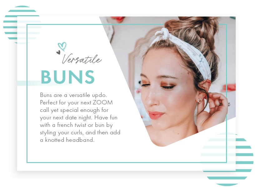 versatile buns hairstyle