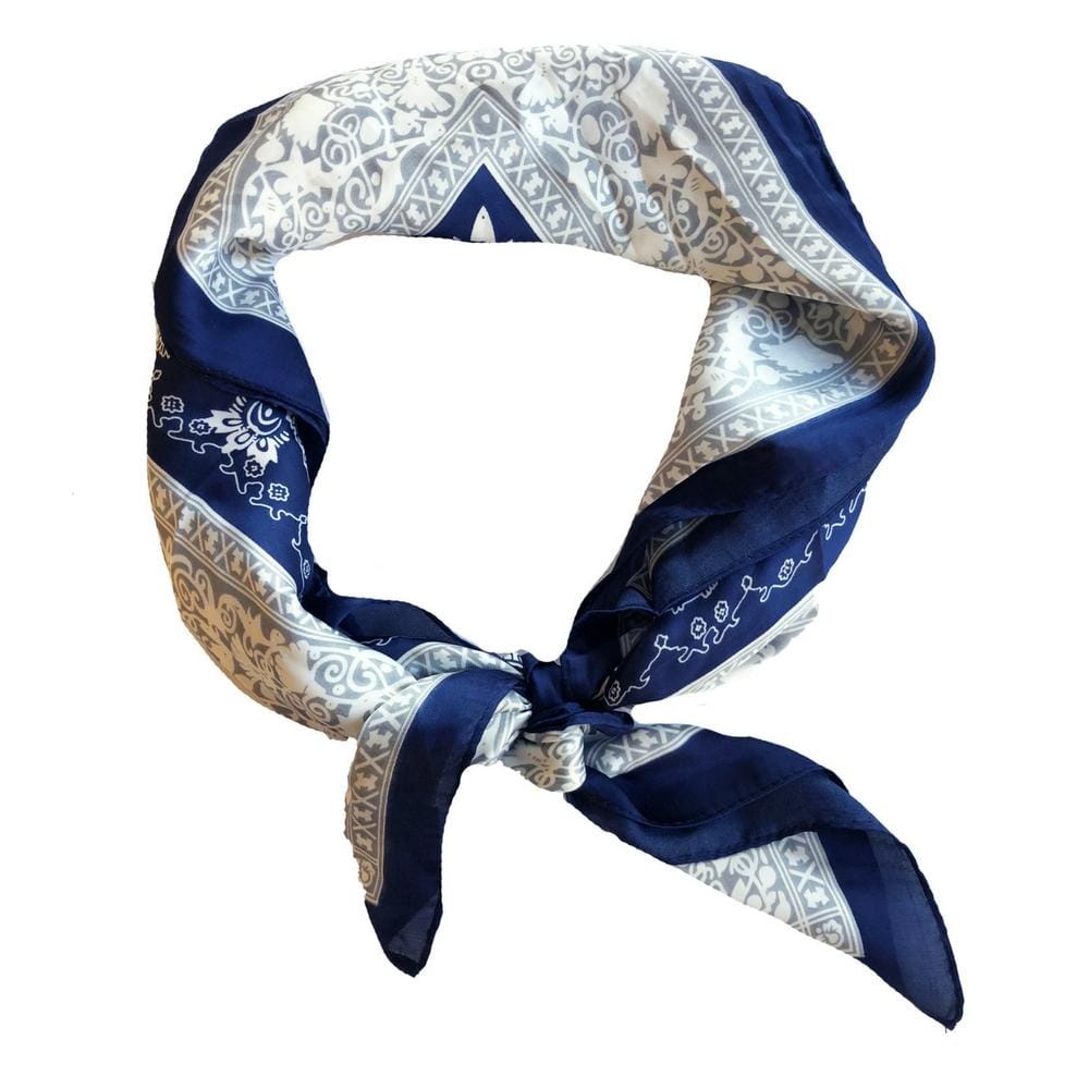 Paisley Princess Scarf in Navy - Headbands of Hope