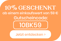 10 geschenkt von 59€ met de code 10BK59