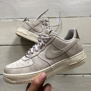 cream suede air force 1