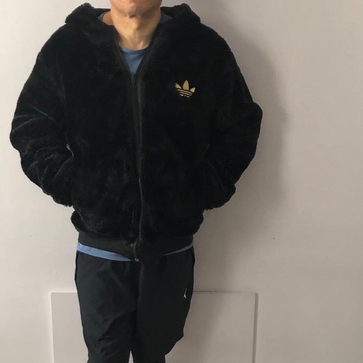 adidas fur hoodie