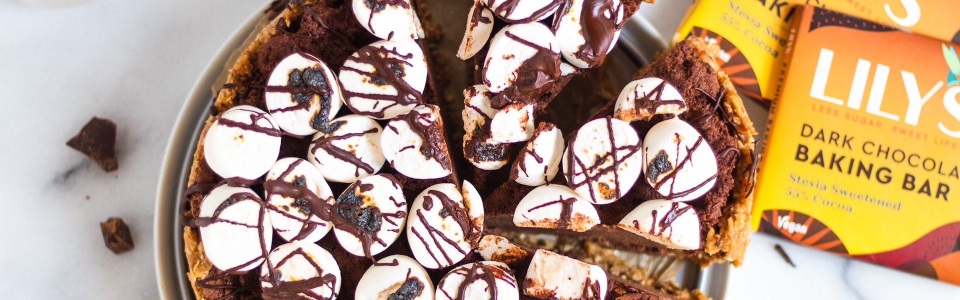 No Bake Vegan S'mores Pie
