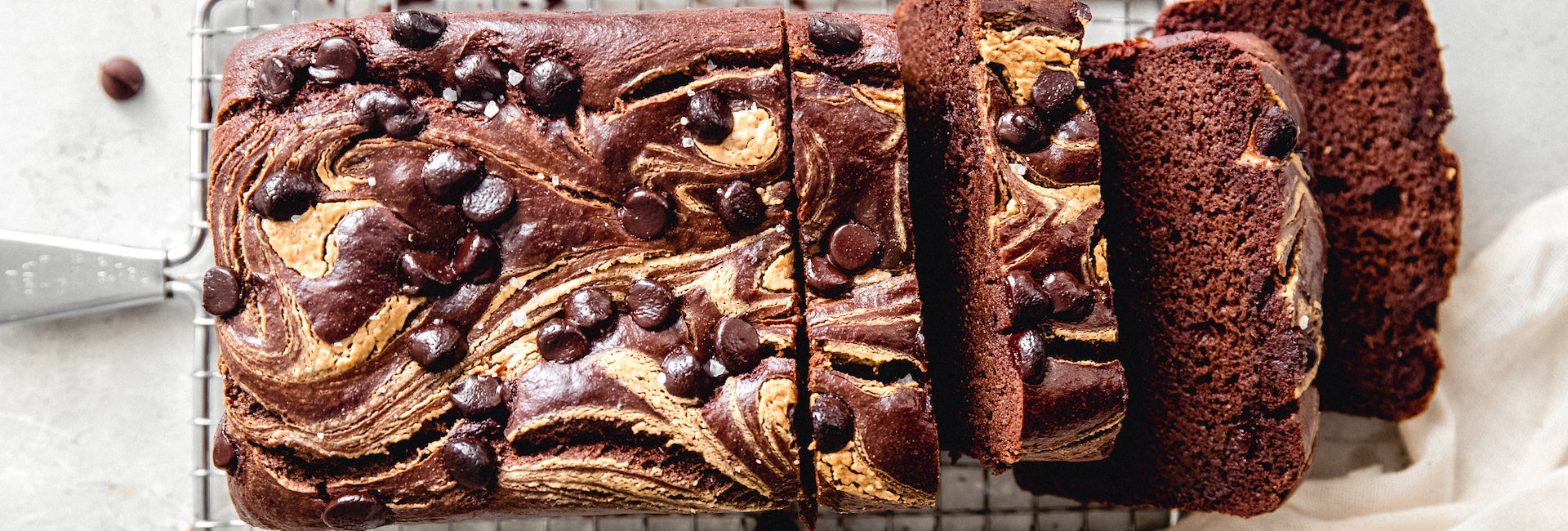 Lily's Sweets Flourless Chocolate Peanut Butter Bread Recipe