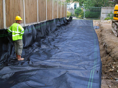 root barrier cutex installation guidelines effective job on site labouring green high vis disability