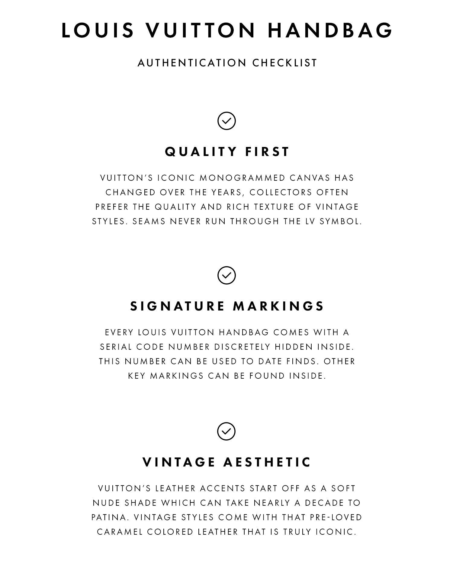 Louis Vuitton Bags & Wallets: Vintage Authentication Process – Sweet & Spark