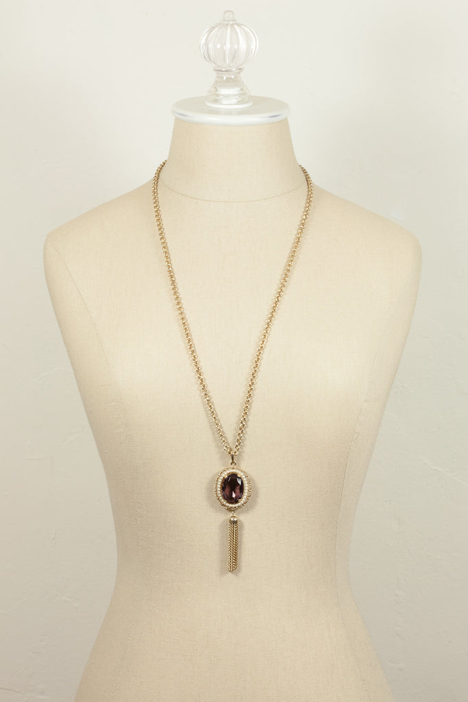 70's__Avon__Jeweled Tassel Necklace – Sweet & Spark