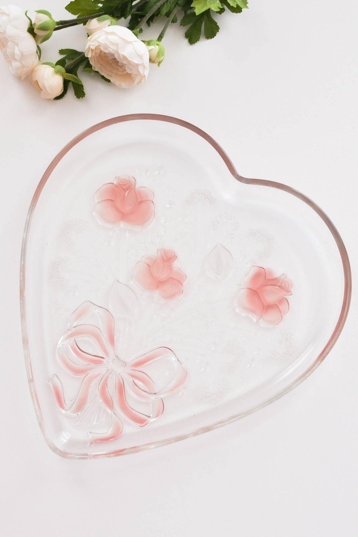 Vintage Large Heart Platter