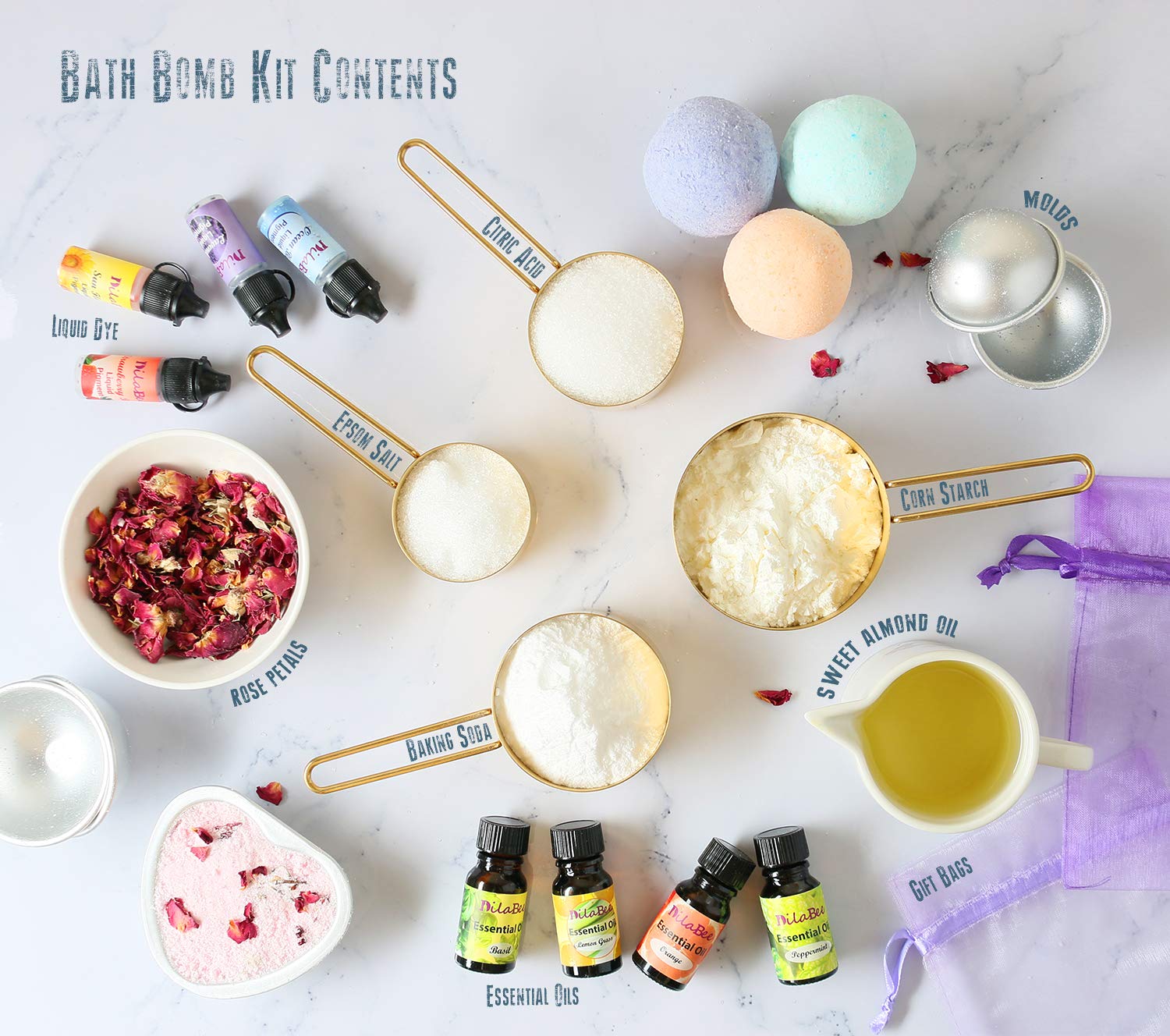 Ultimate DIY Bath Bomb Making Kit CraftZee Brand