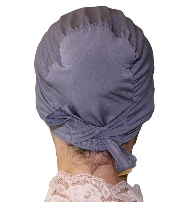 Firdevs Satin Hijab Bonnet Underscarf Grey
