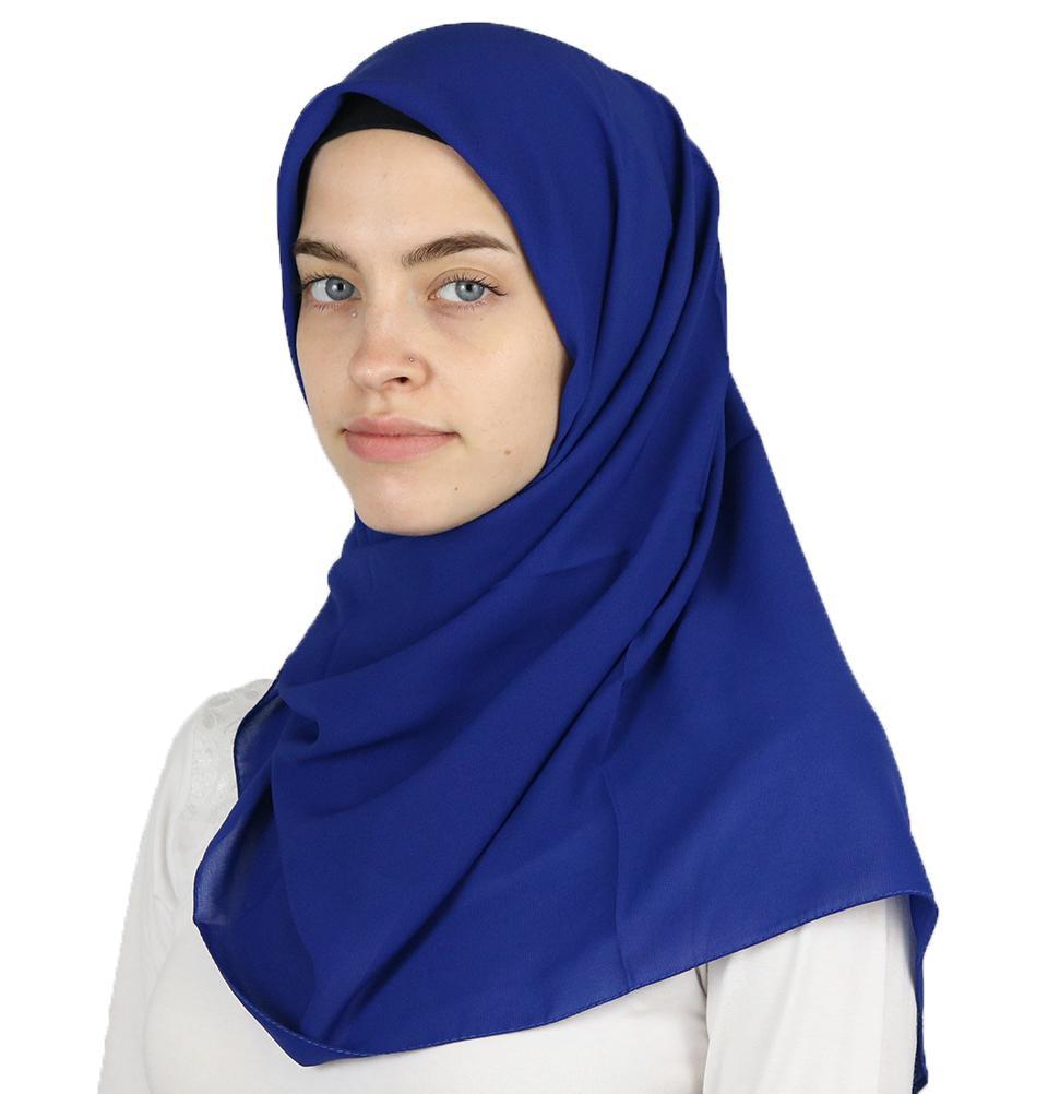 royal blue chiffon scarves