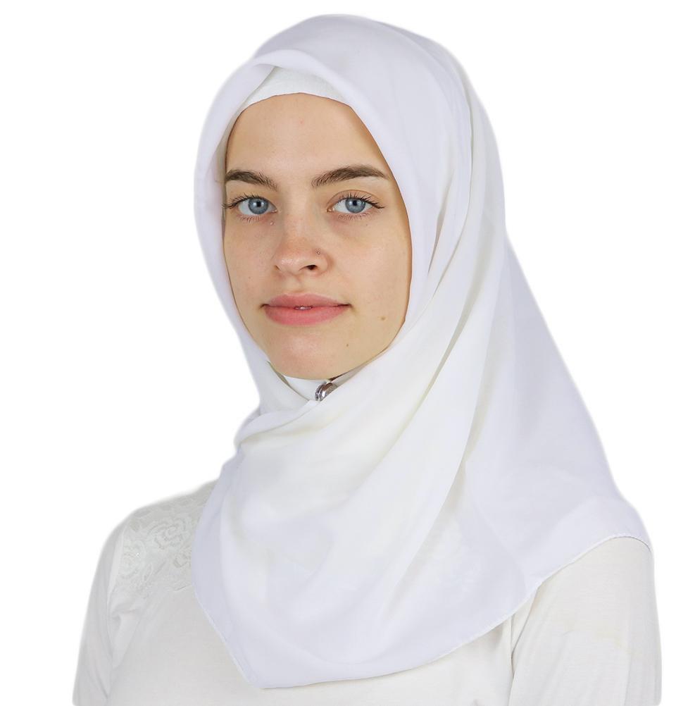 white hijab