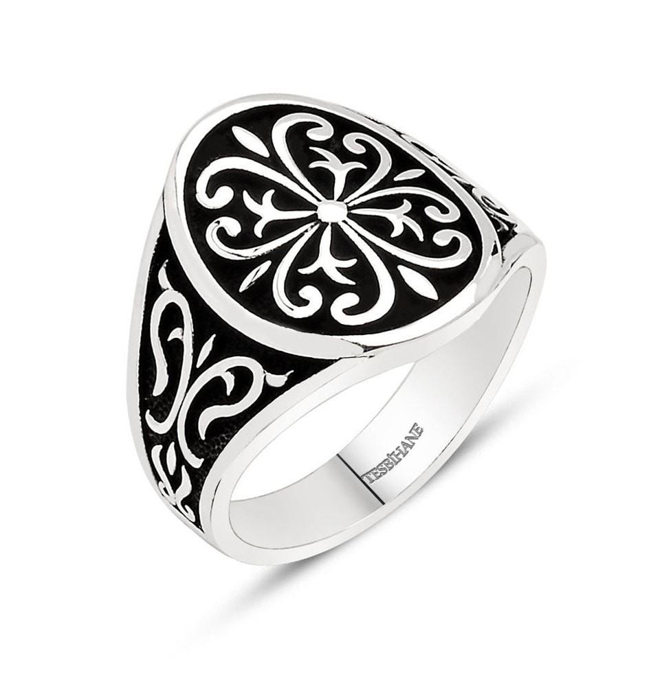 Men's Silver Ottoman Ring 'Sultan's Road'