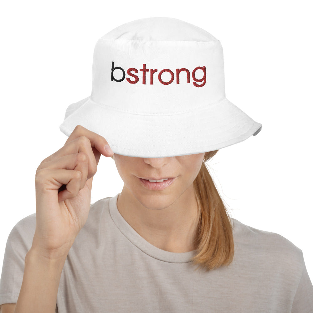 Download bstrong White Bucket Hat - bstrong by Bethenny