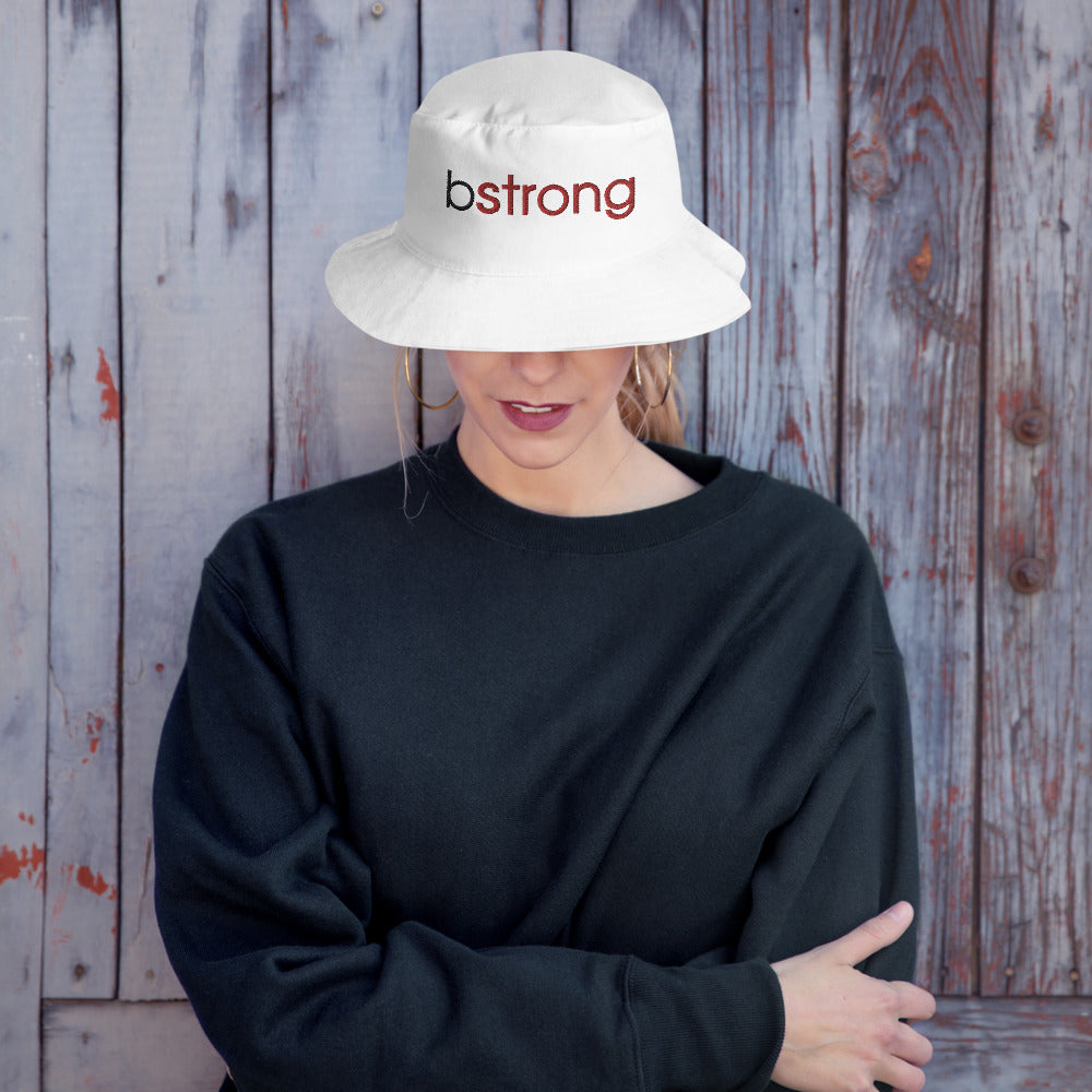 Download bstrong White Bucket Hat - bstrong by Bethenny