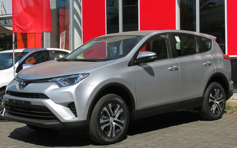 2016 Silver Rav-4 with painted bumper