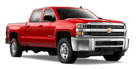 2018 Chevy Silverado 2500 with Factory Matched Painted Fenders