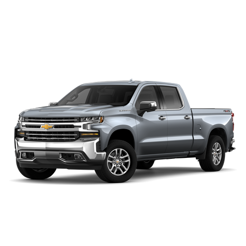 2019 Gray Silverado with PrePainted Gray Bumpers and Fenders