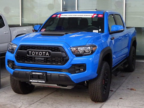 2019 Toyota Tacoma TRD Pro with replacement bumper