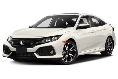 2020 Honda Civic with Pearl White Factory Matched Bumpers