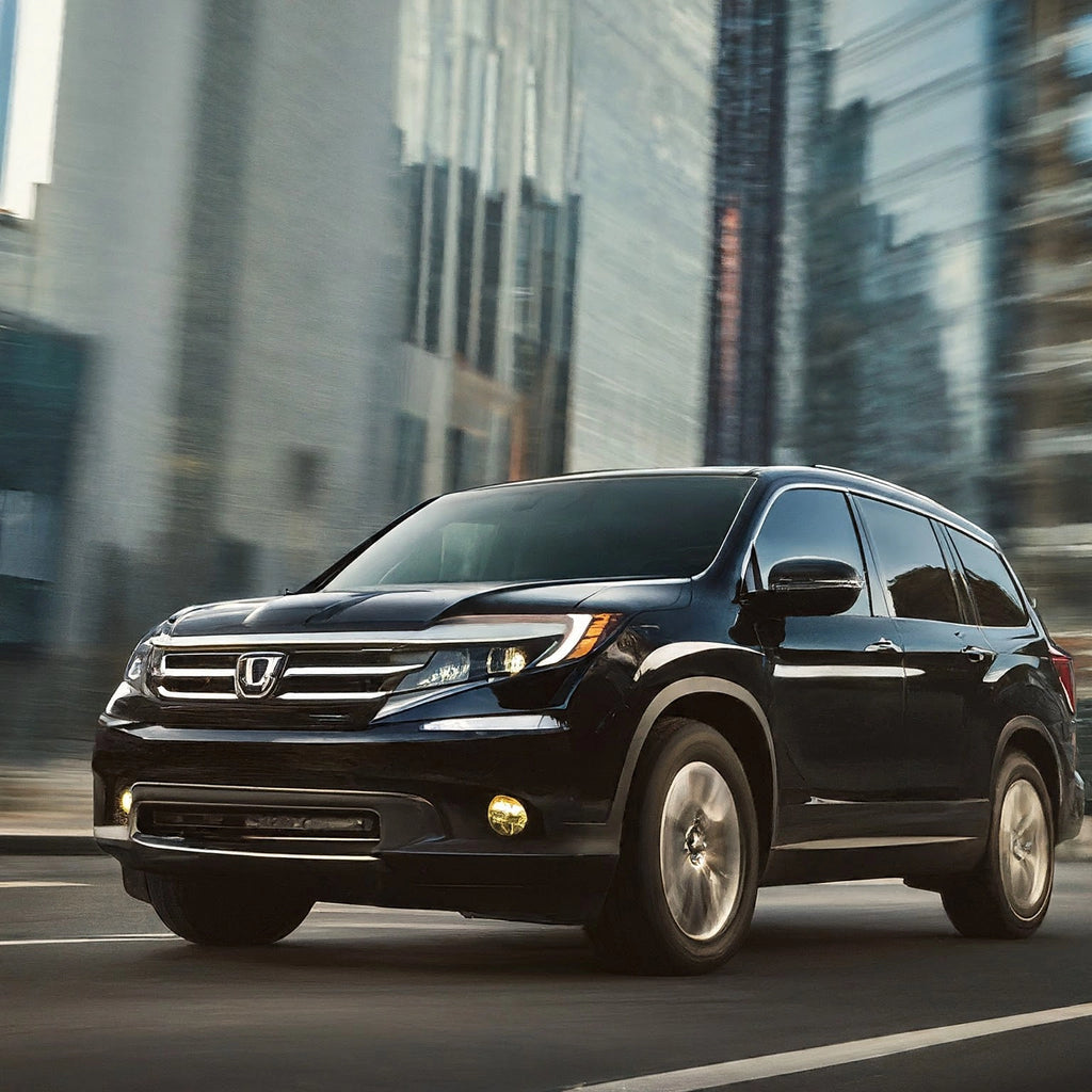 Black Honda Pilot Front Bumper