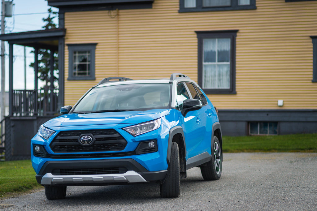 Bright Blue 2022 Toyota Rav4 Front Bumper