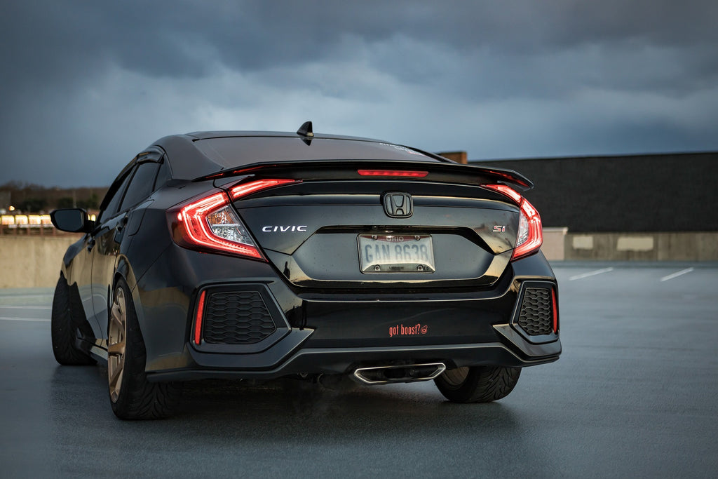 Gray Honda Civic Type R Rear End