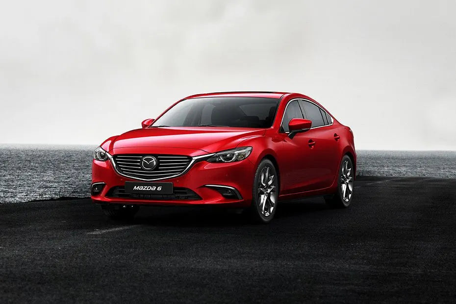 bright red Mazda 6 sedan