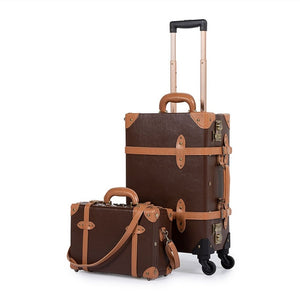 women's leather luggage sets