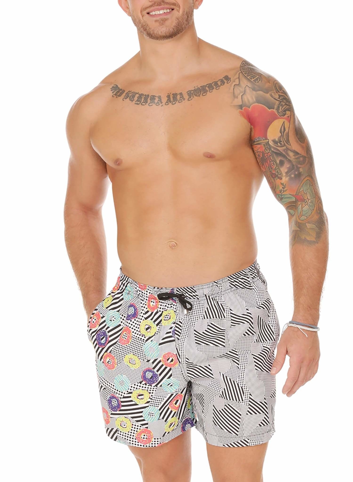 mens mermaid swim trunks