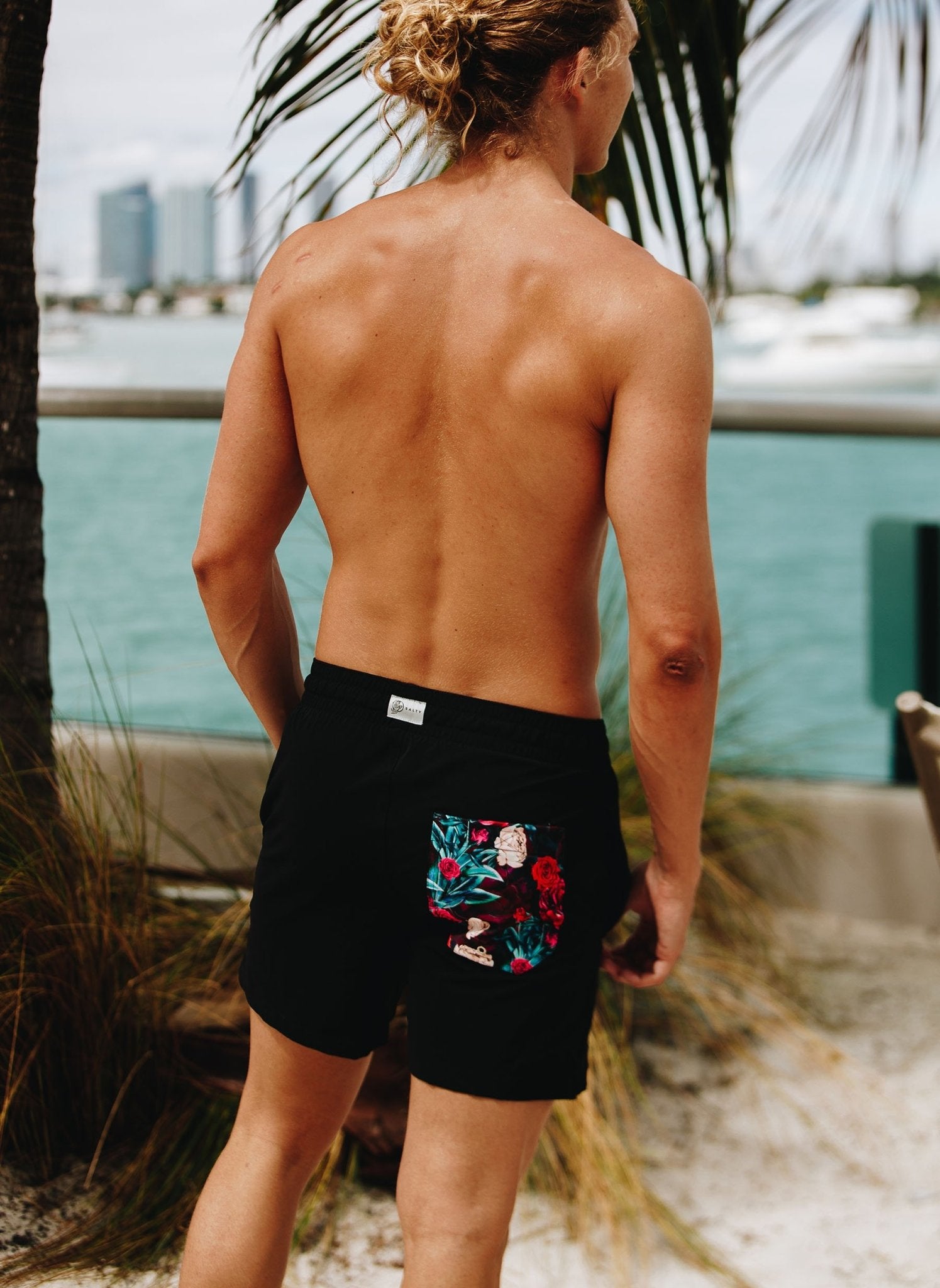 mens mermaid swim trunks