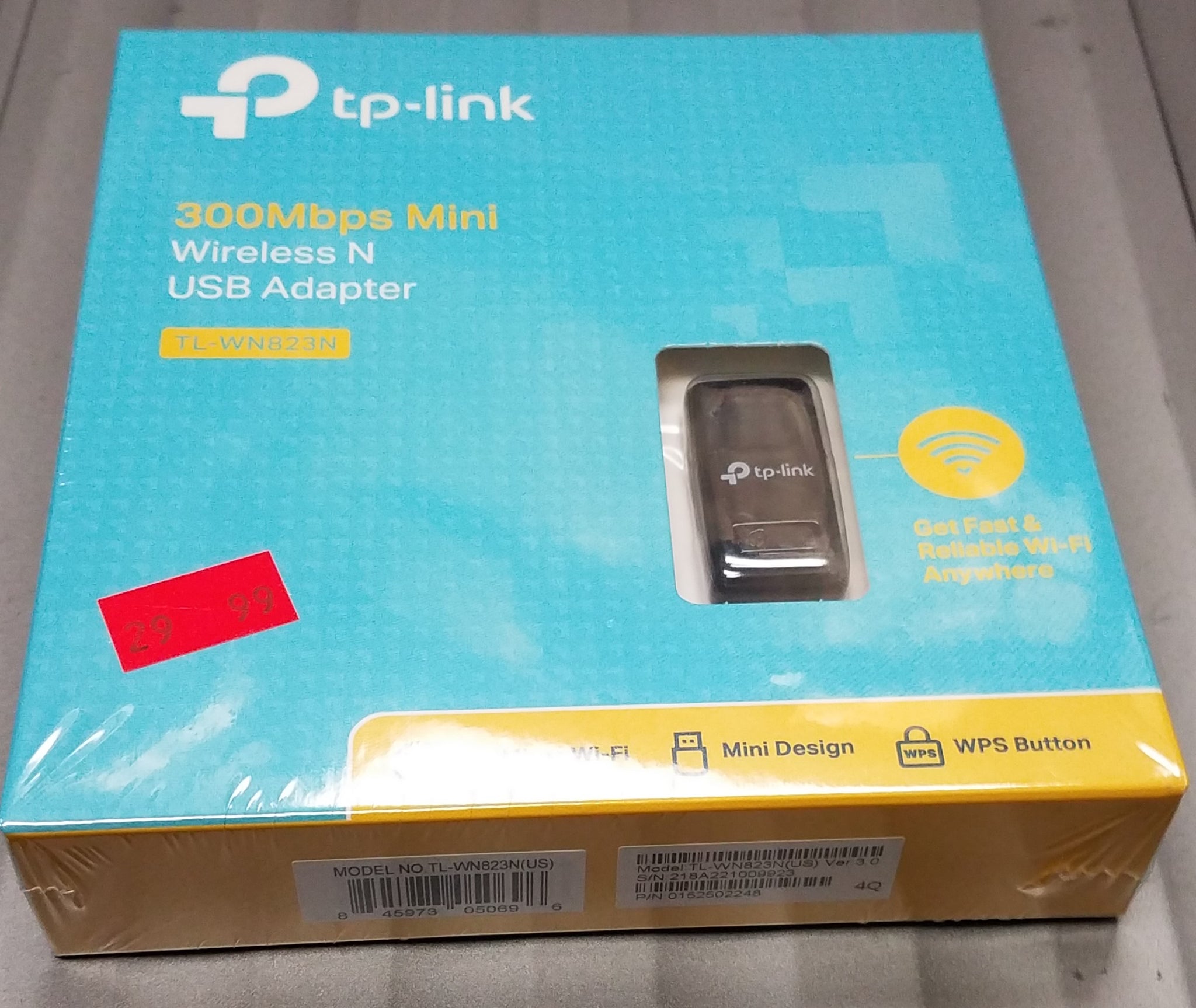 Tp Link Tl Wn3n Wireless N300 Mini Usb Adapter New