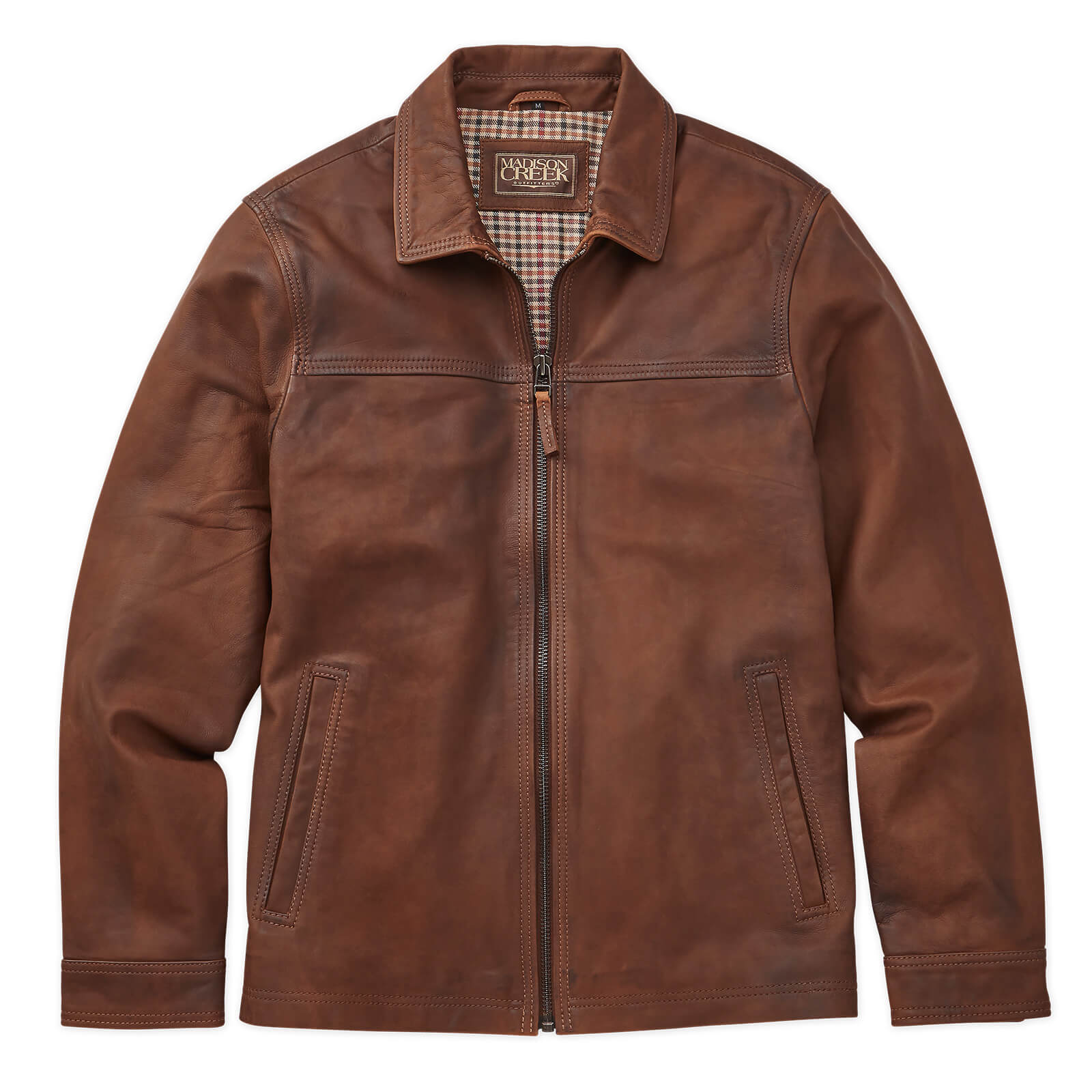 Steamboat Goat Suede Distressed Leather Jacket - Madison Creek