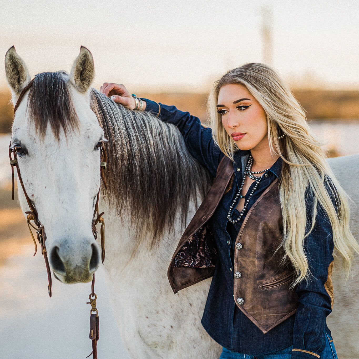 Beaver Creek Lightweight Leather Vest - Madison Creek Outfitters